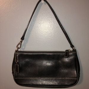 A black coach mini handbag!!
